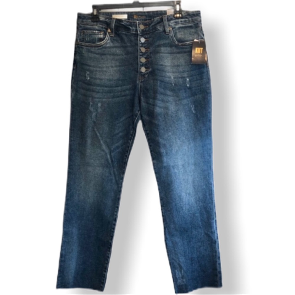 KUT FROM THE KLOTH High Rise Fray Hem SZ 12